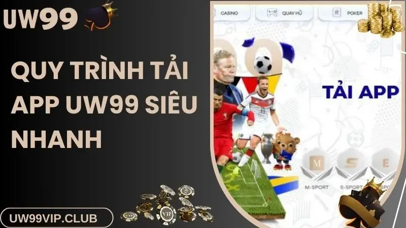 Quy trình tải app UW99 siêu nhanh